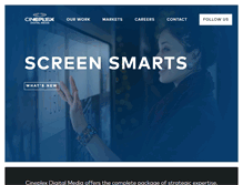 Tablet Screenshot of cineplexdigitalmedia.com